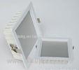 24W Nature white Aluminum Square LED Downlight Lamps For Exhibition Centre