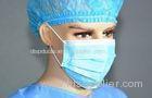 Nonwoven Blue Protective Surgeon Face Mask For Hospital / Beauty Salon