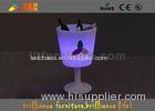 Durable LED Ice Bucket For Beer / Lighting Wine Cooler Pot With Shining Light