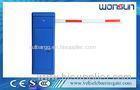 Blue Intelligent Barrier Gate With Loop Detector and Red Alarm Light
