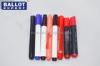 Printed Colored Indelible Ink Pens Plastic With Fibre Tip Fast Dry