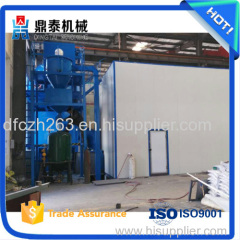 Air sand blasting room/ environmental sand abrasive blasting room/ sandblasting house