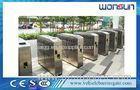 CE Approved Swing Barrier Gate Single Or Dual Entrance Identification Card