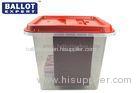 55L Waterproof Polypropylene Plastic Ballot Box Custom For Election