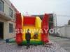 Plato Cartoon Fish Slide/Commercial Inflatable Slide With Printing Banner