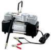 Silver Two Cylinder 12v Heavy Duty Air Compressor With Handle 1 Year Warranty