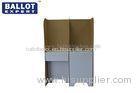 Double Voting Booth Corrugated Cardboard recyclable for Voter