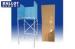 Easy Install Cardboard Voting Booth Green Cubicle For One Person