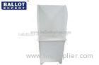 Polycarbonate Hollow Sheet Cardboard Voting Booth / Station For Polling