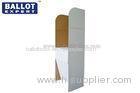 Adjustable Cardboard Election Polling Stations Custom Folding Table For Disabled Voters