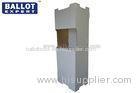 Light Cardboard Voting Booth With Table Desktop Stand For Writing