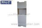 Double Portable Cardboard Voting Booth With Polycarbonate Hollow Sheet