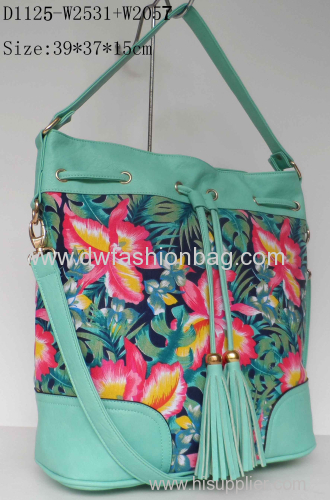 Ladies canvas fabric fashion bag