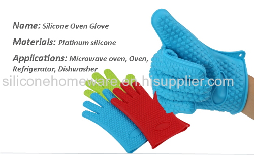 Kitchen Hero Premium Silicone BBQ Glove Set (Pair/2)  Multi-purpose Gloves Oven Mitts