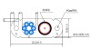 Elevator parts Travelling cable 6 cores with camera