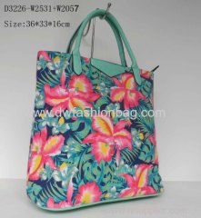 Tote bag for lady / Canvas fabric handbag