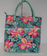 Tote bag for lady / Canvas fabric handbag