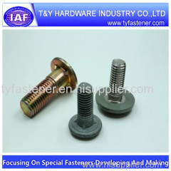Fin neck bolt / zinc plated / carbon steel/neck bolts