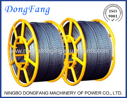 16MM Anti Twist Steel Wire Rope for Two bundled conductors stringing