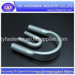 Galvanized u bolt with washer and nut