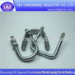 Galvanized u bolt with washer and nut