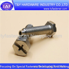 Metric Phillips Hex Head Screw zinc