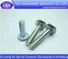 carriage bolt hot dip galvanized steel carriage bolts with hex nuts galvanized