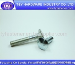 carriage bolt hot dip galvanized steel carriage bolts with hex nuts galvanized