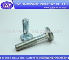 carriage bolt hot dip galvanized steel carriage bolts with hex nuts galvanized