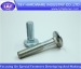 carriage bolt hot dip galvanized steel carriage bolts with hex nuts galvanized