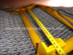 22MM Anti Twist Steel Wire Rope for Four bundled conductors stringing