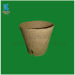 Biodegradable fiber pulp molded flower pot