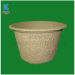 Natural yellow pulp molding garden flower pots