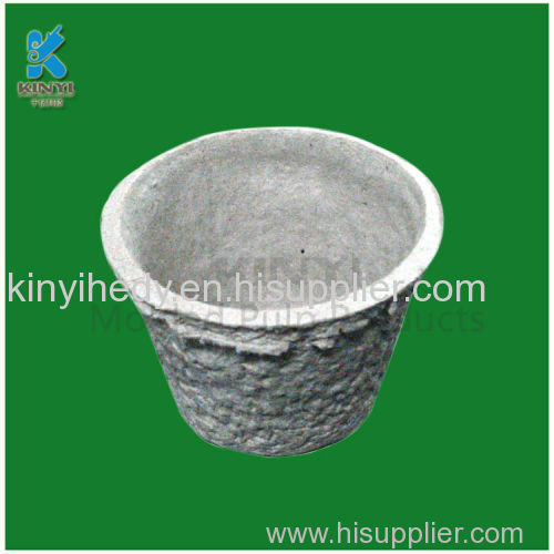 Biodegradable fiber mold pulp garden flower pots