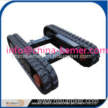 rubber track crawler chassis undercarriage/mini chasis/ small load hydraulic drive