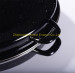 1.0mm thickness cast iron heavy oval roaster enamel turkey roaster pan