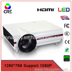 Compared with Taiwan&Japan projectors CRE beamer use high brightness LED light LCD projector 1280*768p