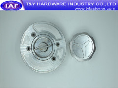 Metal aluminum screw caps aluminum fuel tank caps