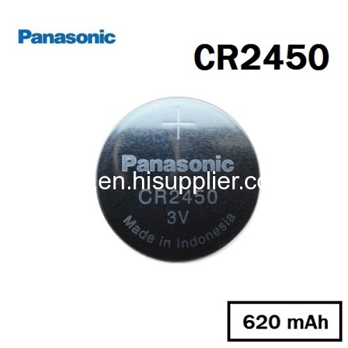 New Arrival 3V CR2450 CR-2450/BN Lithium Battery for Electronic Price Tag