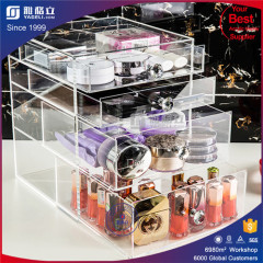 2016 Wholesale Fashion makeup acrylic organizer with drawer