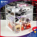 Wholesale high transparent makeup acrylic organizer with drawer