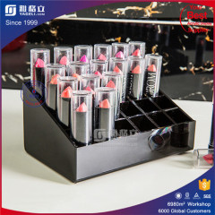 High Quality free standing acrylic lipstick organizer