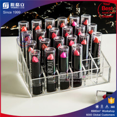 High Quality free standing acrylic lipstick organizer