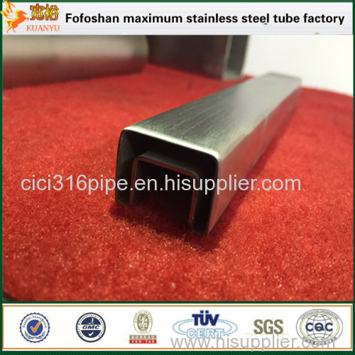 Guangdong Hotsale Stainless Steel Slotted Pipe Small Square Tubing