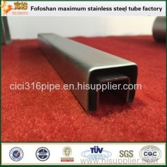 China Top Factory Stainless Steel Slotted Pipe Square Stainless Tubing