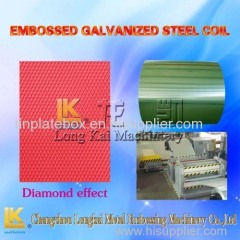 High quality color sheet metal embossing simple sheet metal embossing machine