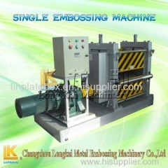 High quality color sheet metal embossing simple sheet metal embossing machine