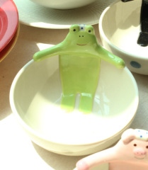 Cute Japanese animal ceramic bowls for kids