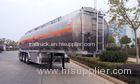 Custom Bogie Suspension Semi Tanker Trailer 28T Loading Capacity For Oil