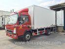 4x2 Driving 10 Tons Refrigerator Box Truck 140 hp For Fruit Transport